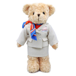 Jeju Air female ground staff teddy bear