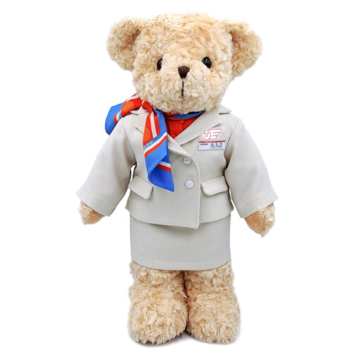 Jeju Air female ground staff teddy bear