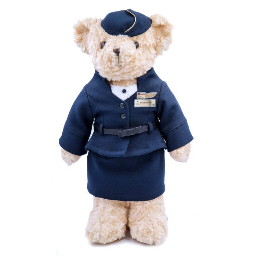 Kuwait Airways female cabin crew teddy bear