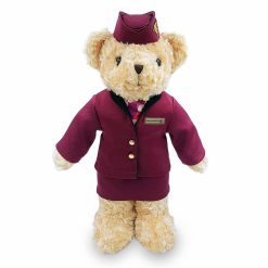 Qatar Airways female cabin crew teddy bear