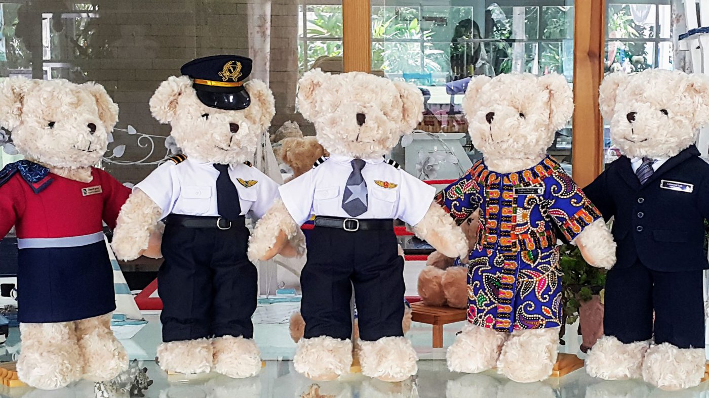 aviation teddy bear