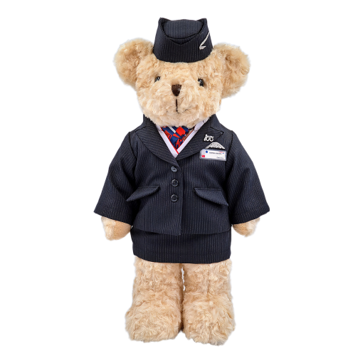 British Airways female cabin crew teddy bear