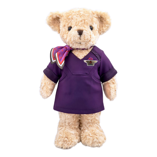 Delta Airlines female cabin crew teddy bear