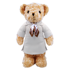 Starlux Airlines cabin crew - gold uniform