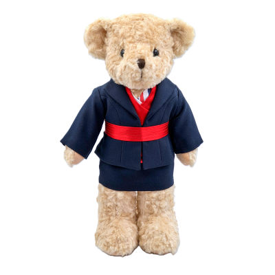 Air Macau female cabin crew teddy bear
