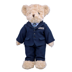 Singapore Airline male cabin crew teddy bear