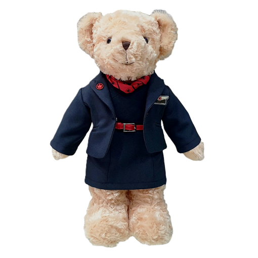 Air Canada cabin crew teddy bear