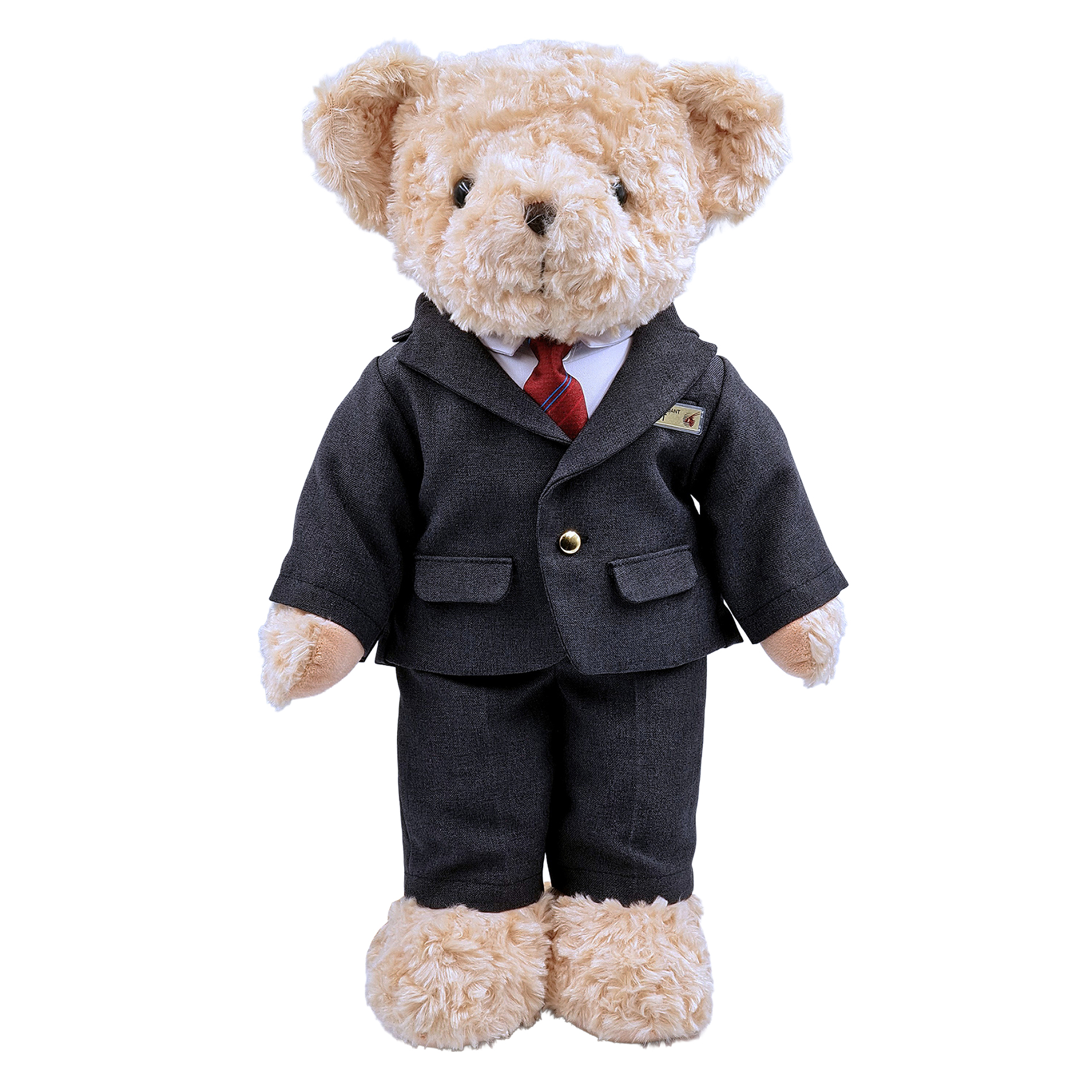 Qatar Airways male cabin crew teddy bear