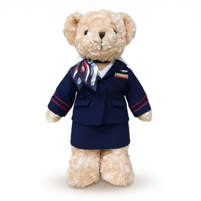 American Airlines femail cabin crew teddy bear