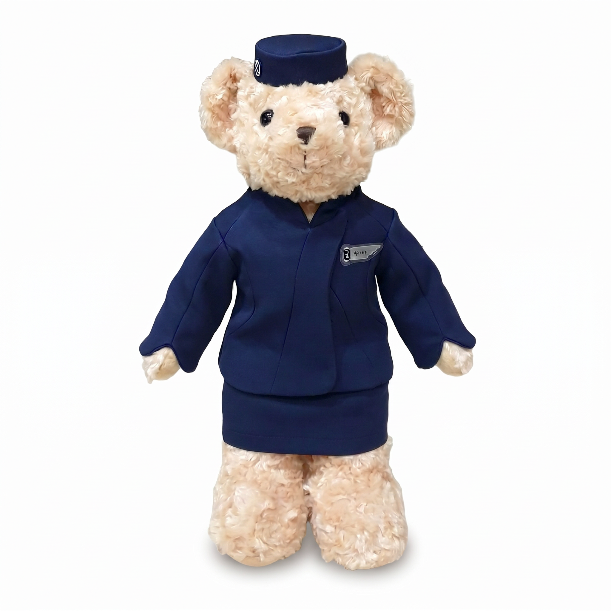Riyadh Air femail cabin crew teddy bear