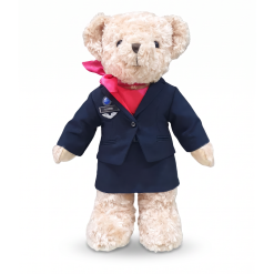 Qantas cabin crew teddy bear